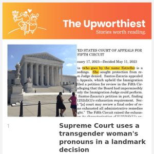 [Corrected] Supreme Court uses a transgender woman's pronouns in a landmark decision