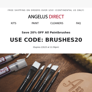 Paint Brush Sale! 🖌🎨