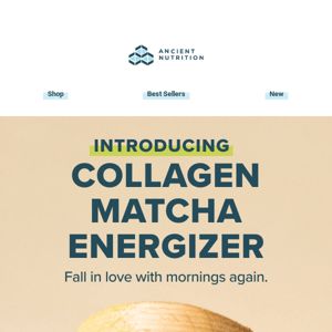 This just happened: introducing collagen + matcha