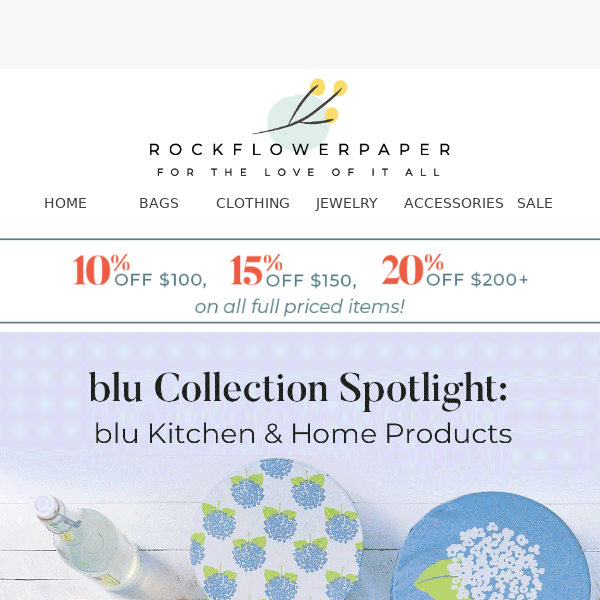 blu Collection Spotlight: blu Kitchen & Home Products