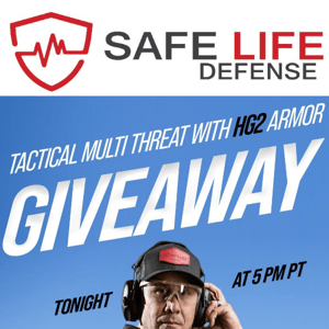 @5pm tonight: GIVEAWAY 🎉 $648 worth of FREE BODY ARMOR.