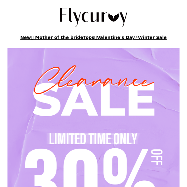 FlyCurvy, Down to $9.99, Clearance sale is continuing