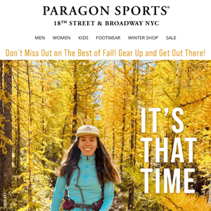 New Arrivals for Fall Hikes! Apparel, Packs & Footwear!