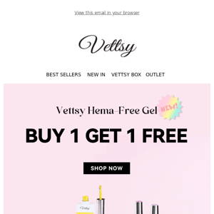 💥BOOM: Hema-Free Gel Arrives & BOGO Sales Start