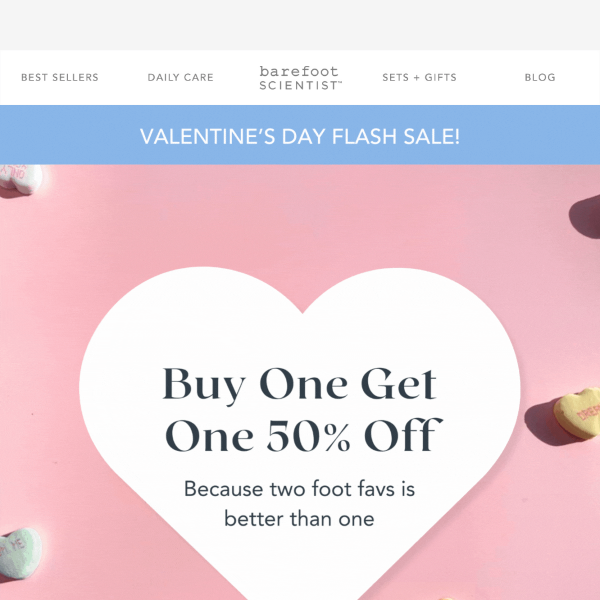 💗 FLASH SALE: Buy One Get One 50% Off 💗