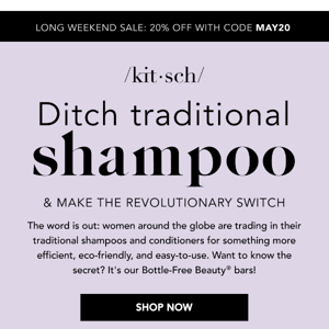 Women are throwing away their shampoo for this...