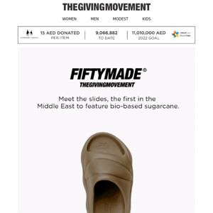 FIFTYMADE©: Bio-Based Slides