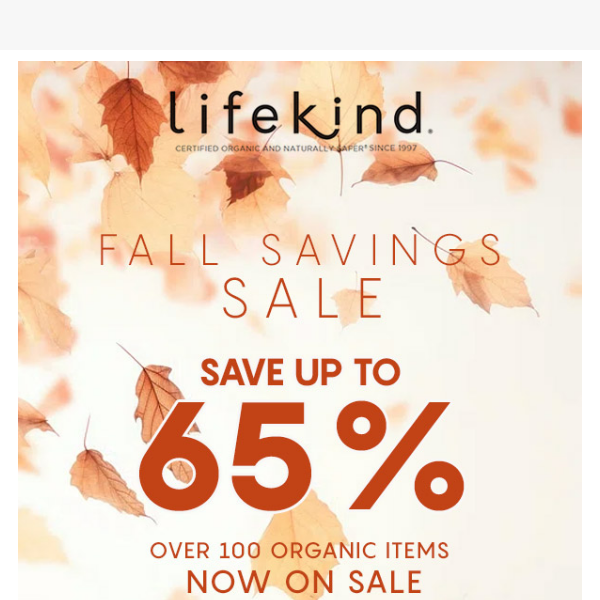 🍂 Fall Savings: Up to 65% OFF!