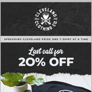 Last call for 20% Off!