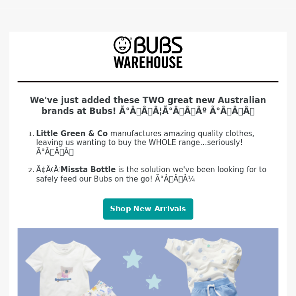 🎁 NEW Australian Brands at Bubs!