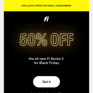 The best Black Friday offer in your inbox 📥
