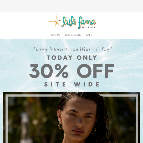 30% SITE WIDE, TODAY ONLY!