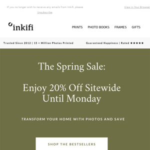 🌱 The Spring Sale Ends Monday!