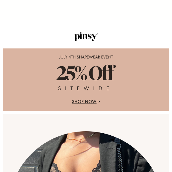 Your favorite bodysuit is now 25% off