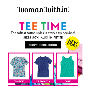 RE: Tee Time Shop + From $12.99 New Arrivals Are Here!