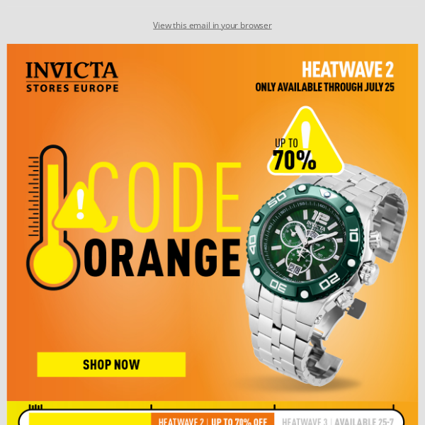 Invicta Stores Europe - Latest Emails, Sales & Deals