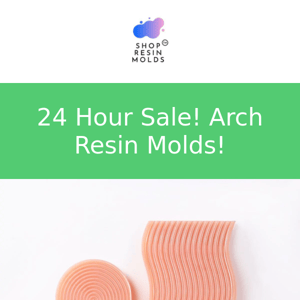 Arch Silicone Resin Molds ! $27.99 !