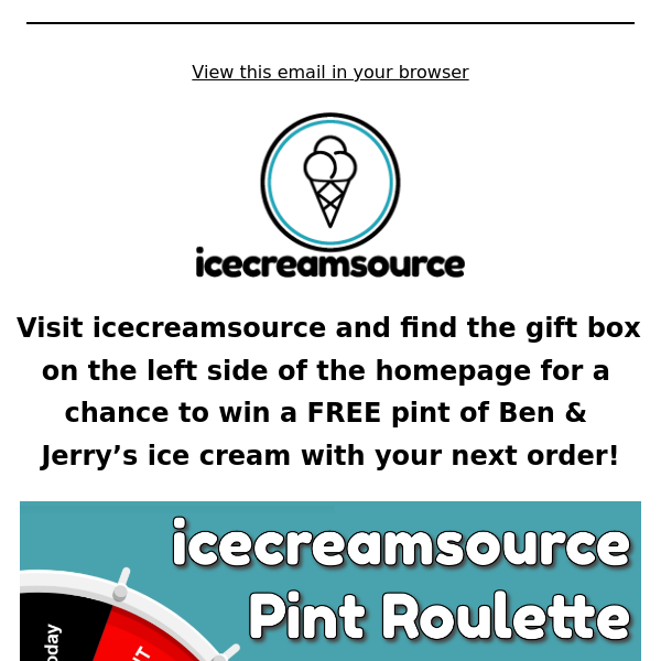 Black Friday is EARLY at icecreamsource! 🍦