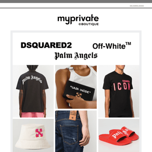 ⚡ Dsquared2, Off-White, Palm Angels: Women's & Men's Selection