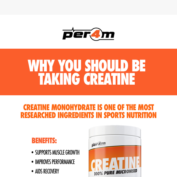 Why You Should be Taking Creatine➡️