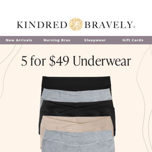 Mix and Match Undies, 5 for $49!
