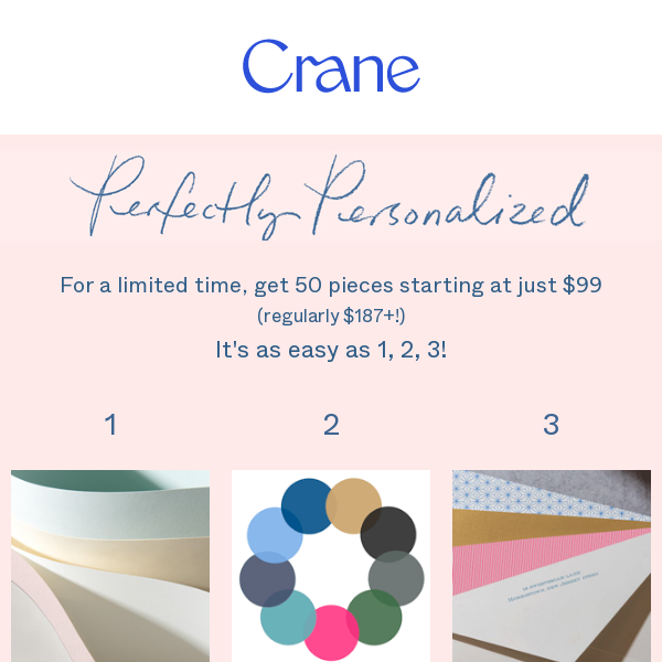 For a Limited Time: $99 Personalized Stationery!