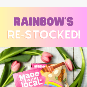 🌈 RAINBOW RE-STOCK SEASON 🌈