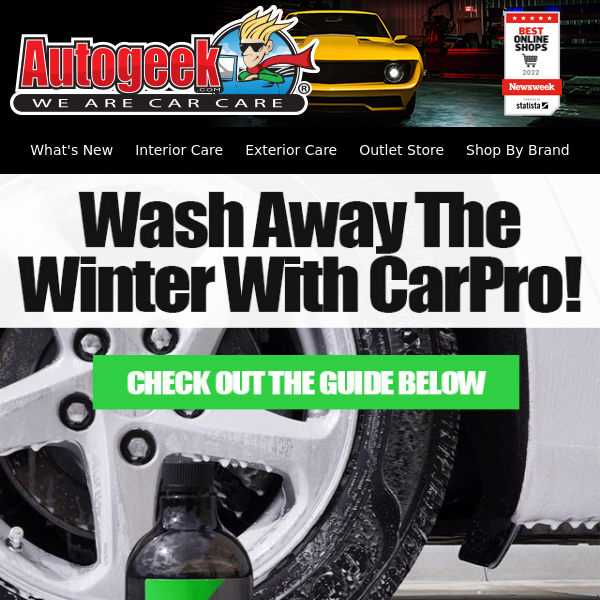 Geek Center - Auto Detailing Tips - Wash Away The Winter With CARPRO Reset  