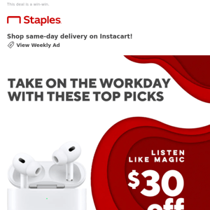Score $30 off AND new AirPods?!
