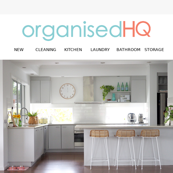 5 things to organise in your kitchen