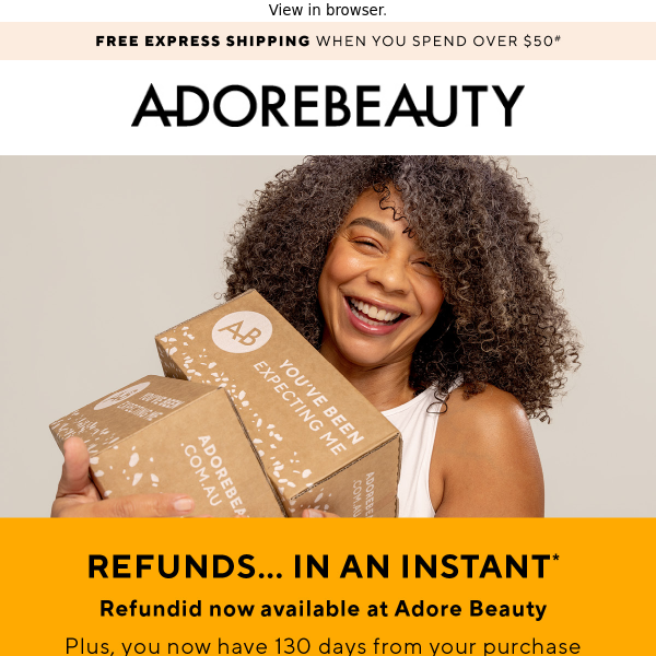 Refundid is now at Adore Beauty