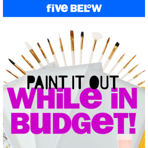 get creative with your budget!
