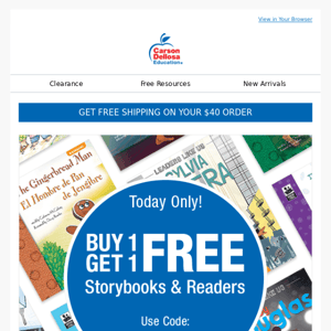 Today Only! BOGO Free Storybooks