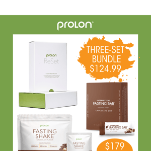 Three-Set Bundle for $124.99