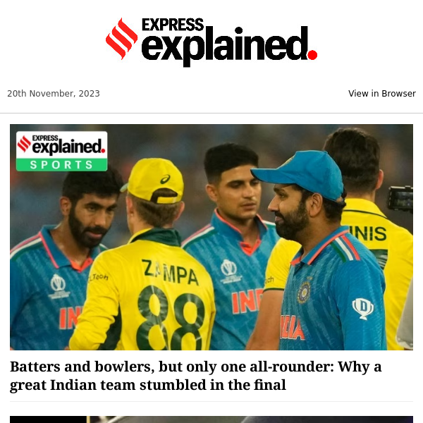Explained: Why a great Indian team stumbled in the final