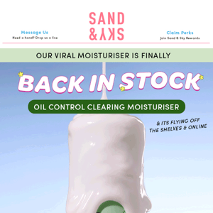 The moisturiser for oily skin is back.