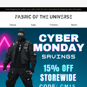 ⛛ Cyber Monday Savings ⛛ 15% OFF!