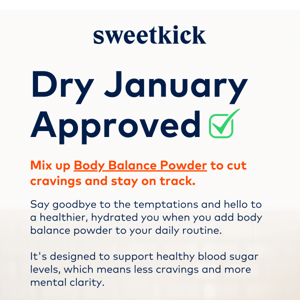 Healthy drinks for Dry January