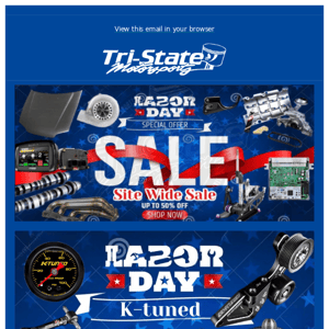 Labor Day Sitewide Sale: K-Tuned, Honda Deals, & More!