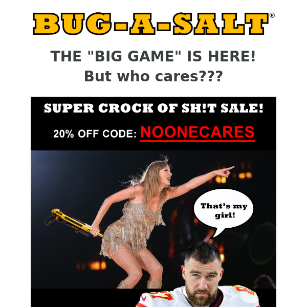 SUPER CROCK OF SH!T SALE! 20% off code: NOONECARES