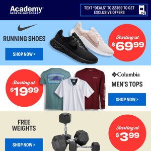 Nike Running Shoes, Starting at $69.99