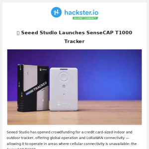 News from Hackster.io 👀