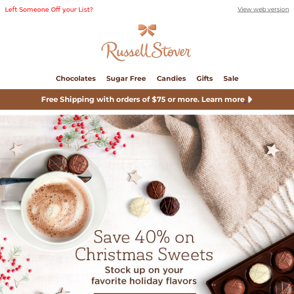 Save up to 40% off Xmas Gifts