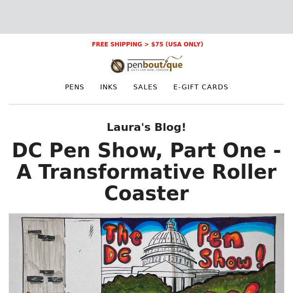 MONDAY READ - Laura's DC Pen show recap