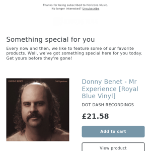 ARRIVED! Donny Benet - Mr Experience