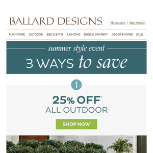 3 ways to save 25% off