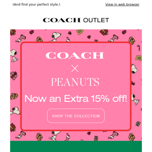Coach x Peanuts: Shop By Your Mood