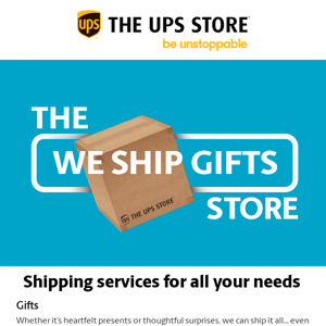 One-Stop Shipping Store 💪🏽