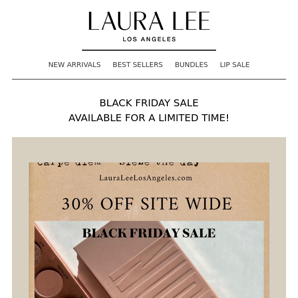 BLACK FRIDAY DEALS START NOW ON LLLA! UP TO 30% OFF SITE WIDE!