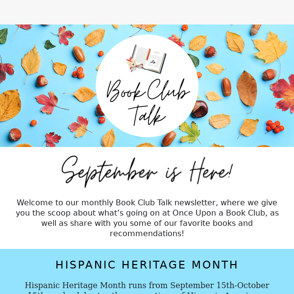 September Book Club Talk 🍂
